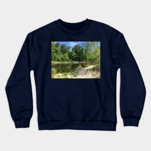 Beautiful Landscape Print Crewneck Sweatshirt